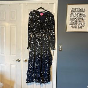 Lilly Pulitzer Navy Midi Dress